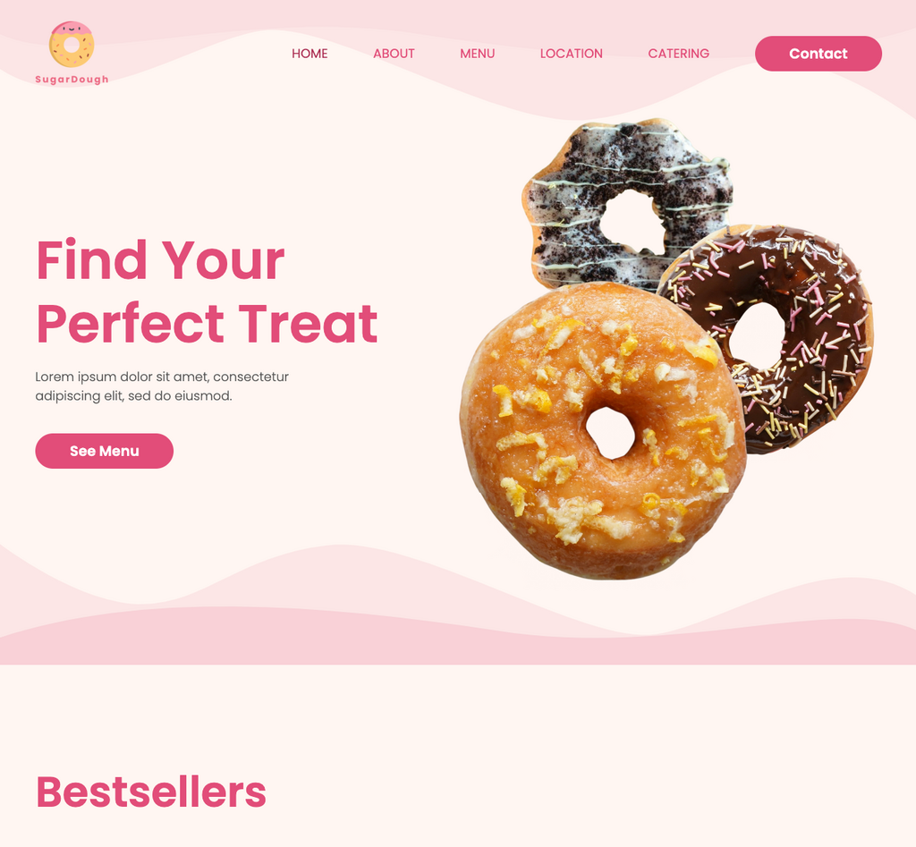 Restaurant & Café — template SiteJet